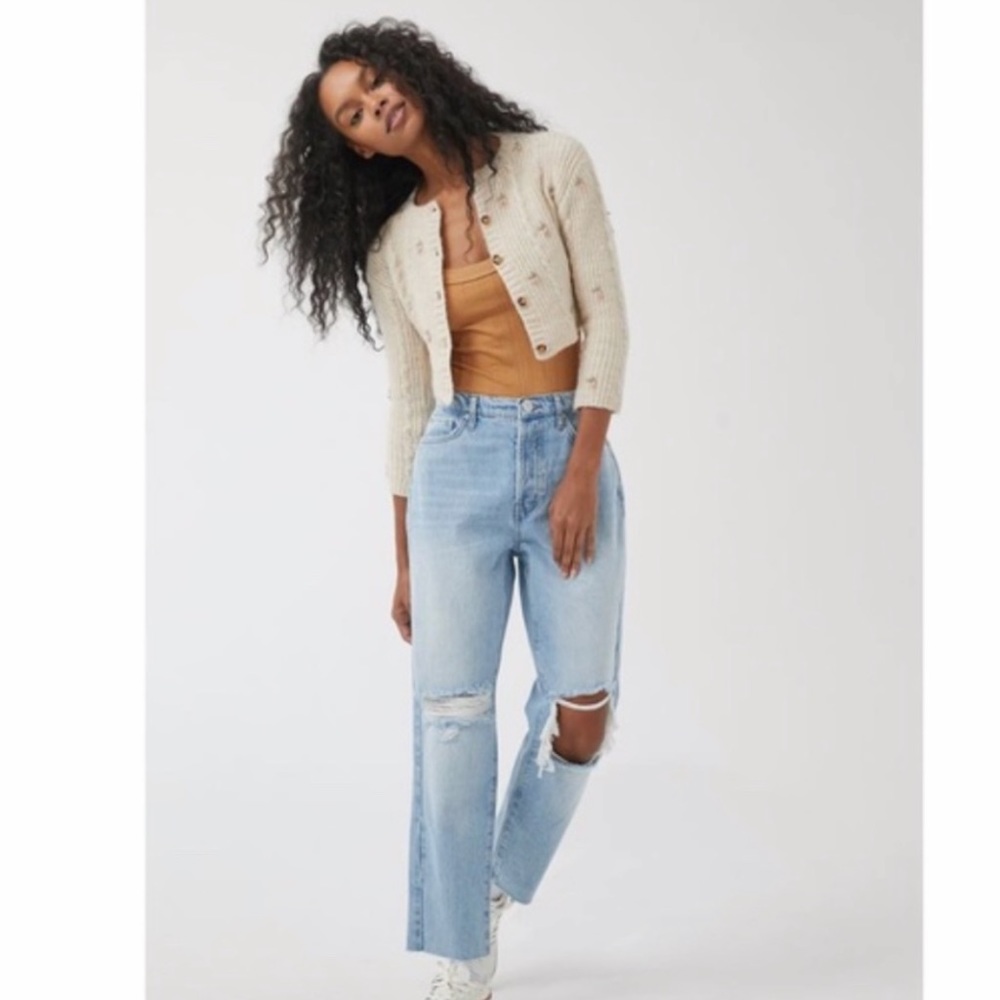 BDG Slim Straight Distressed Jeans